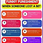 funny punishment ideas for losing a bet